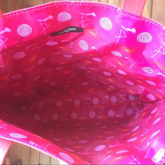 2/$15 ☀️ New Lancôme Pink and Red Flamingo Tote - Picture 5 of 7